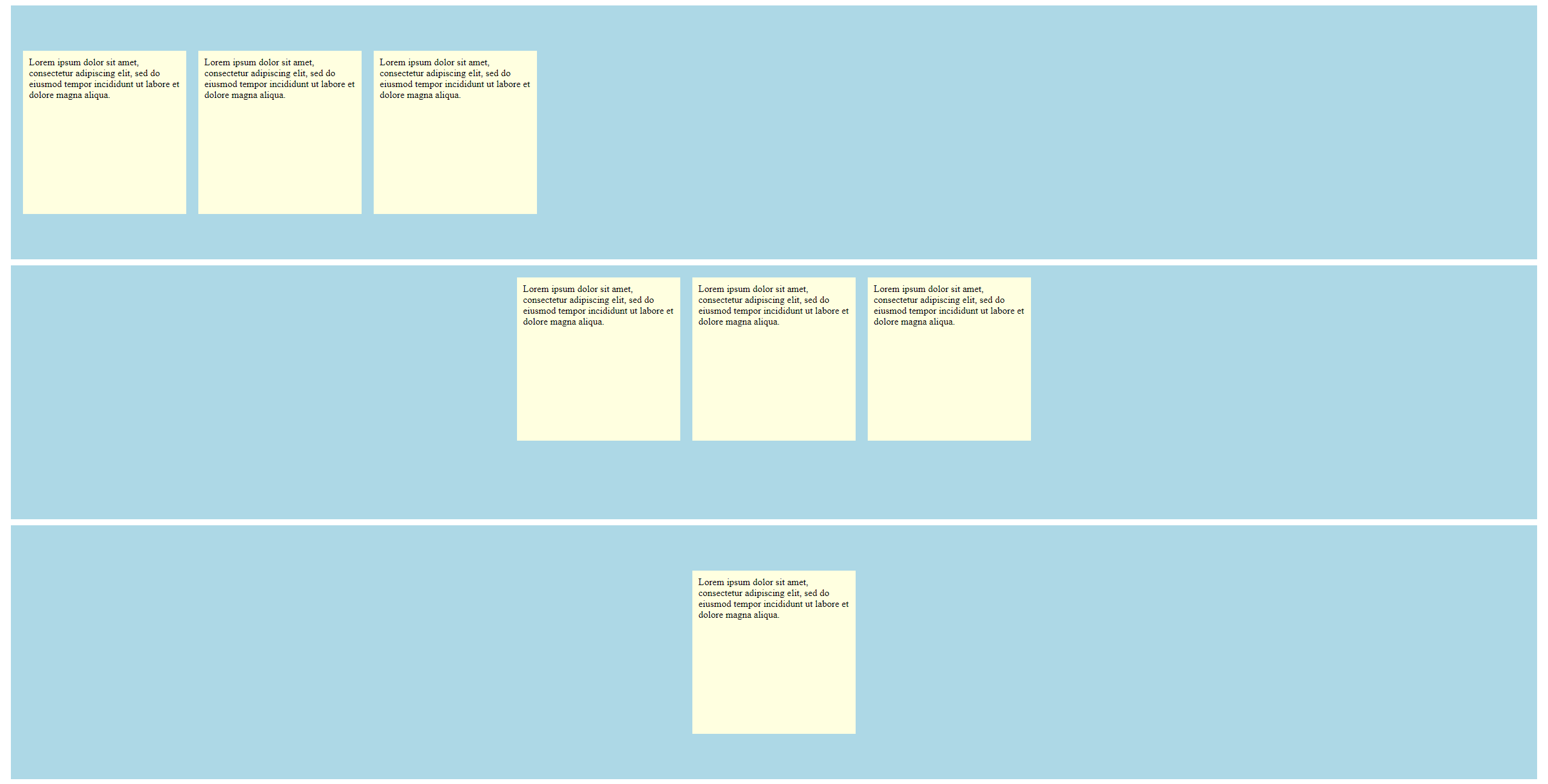 Aligning Flex Items Solution