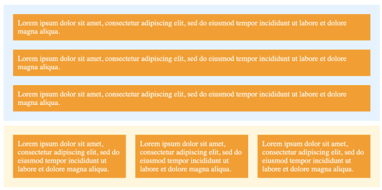 Your first flex layout solution
