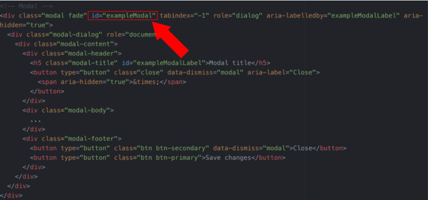 Modal Id